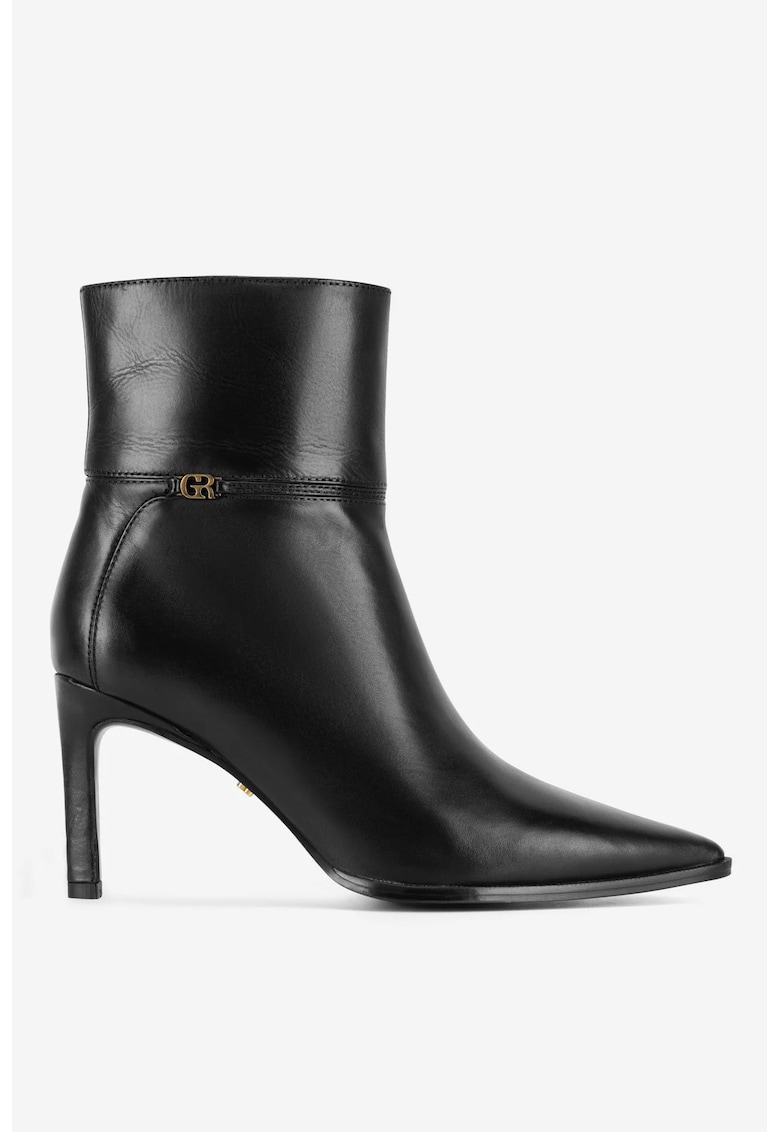 Ghete dama  5905588900252 - Piele naturala - Negru - Negru