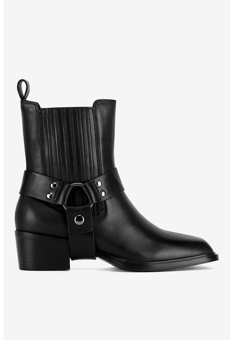 Ghete dama  5905588904717 - Piele naturala - Negru - Negru