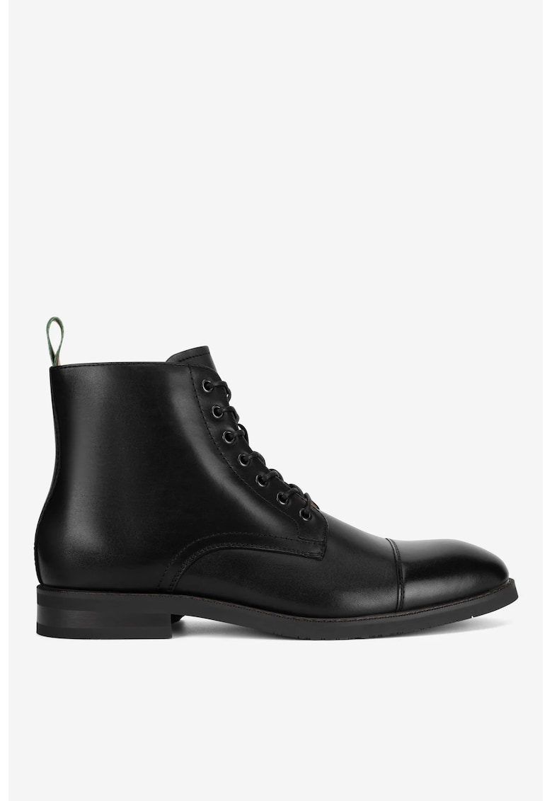 Ghete barbati  5905588906070 - Piele naturala - Negru - Negru