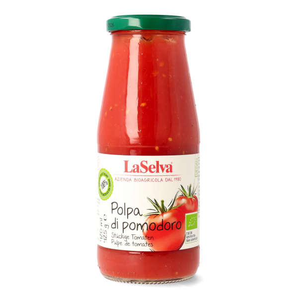 Piure de rosii bio, 425g LaSelva