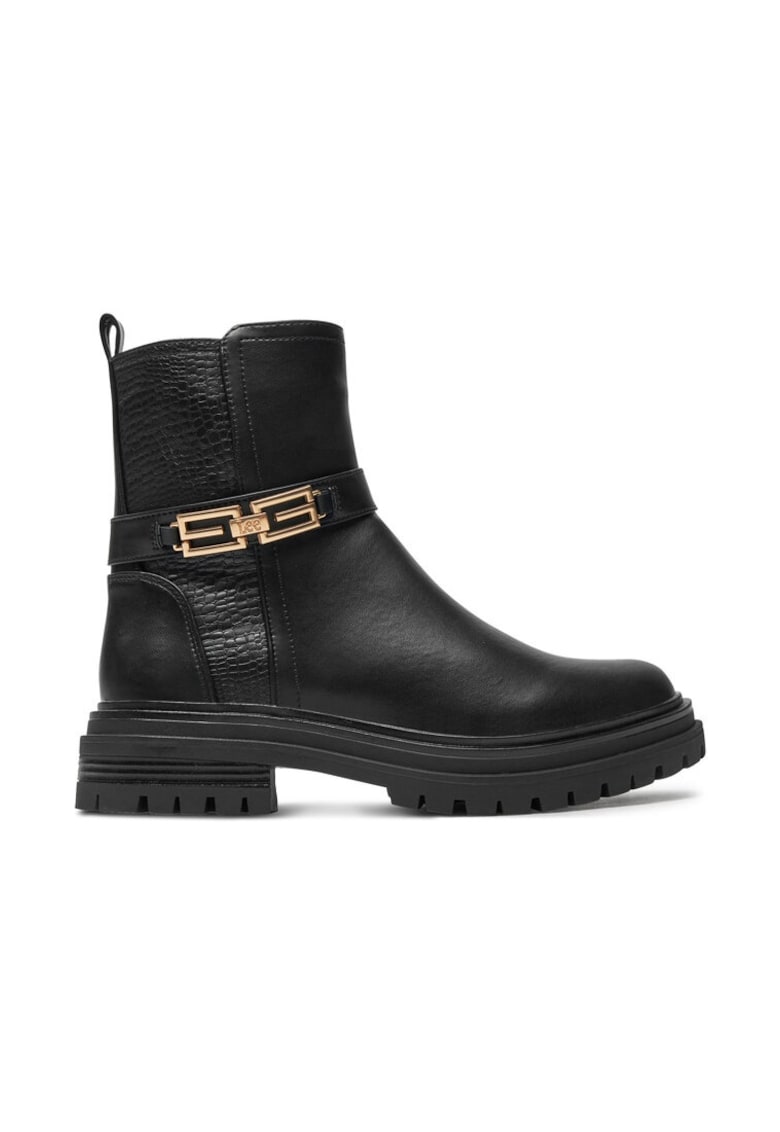 Botine dama -  36879 - Piele ecologica - Negru