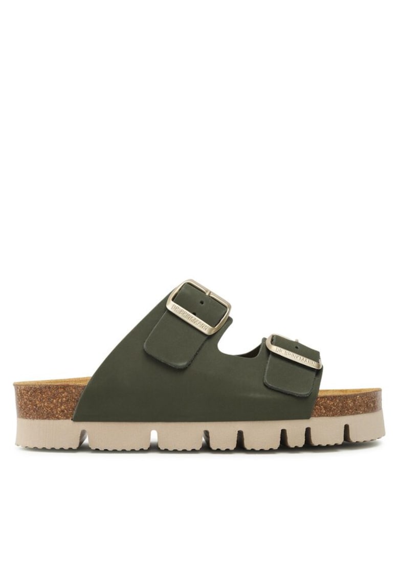 Sandale dama - Brinkman - 30205205937 - Piele naturala/Piele nabuc - Verde