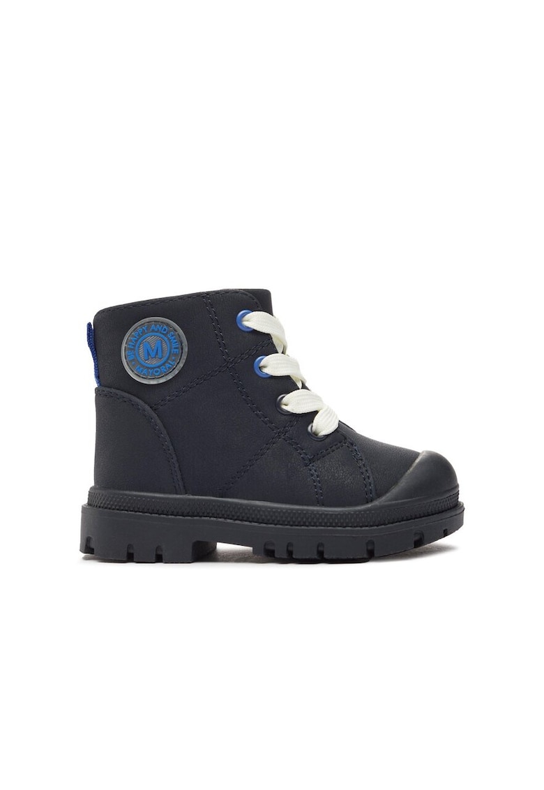 Ghete copii -  69152 - Piele ecologica - Bleumarin - Bleumarin