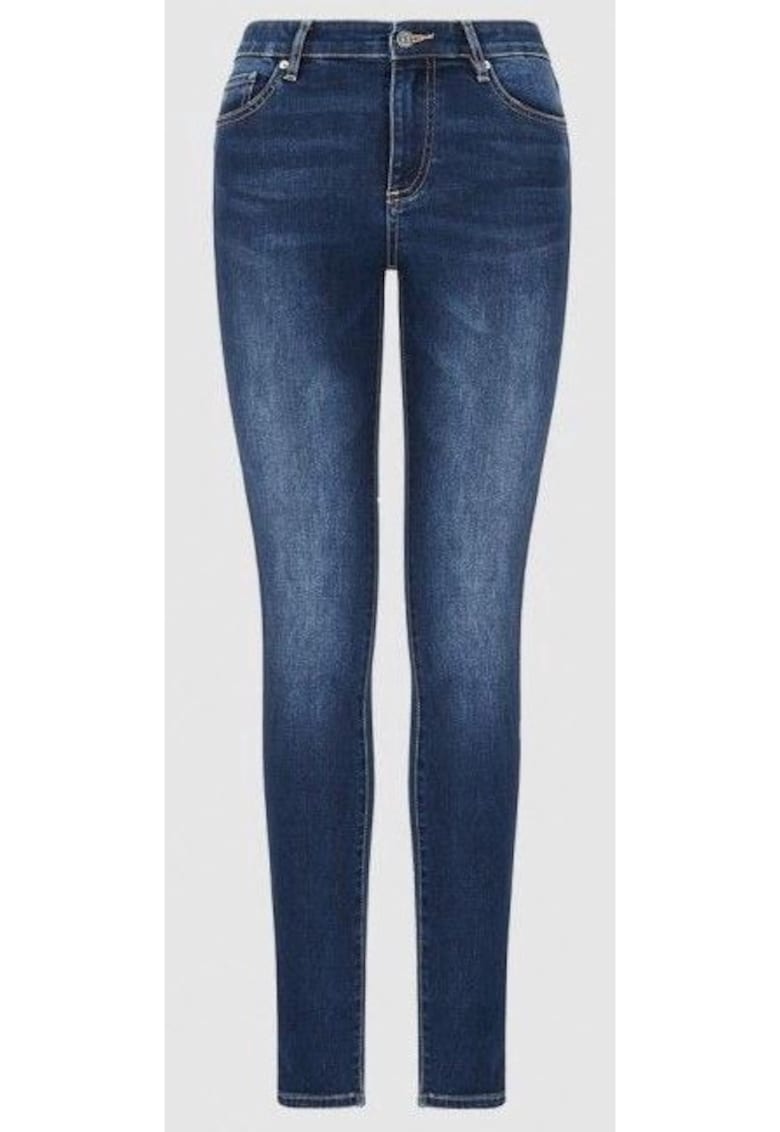 Blugi super skinny cu push-up
