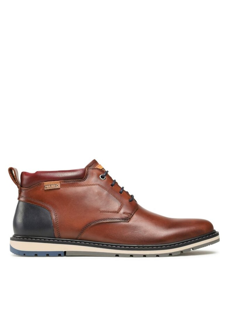 Ghete barbati  302997220 - Piele naturala - Maro