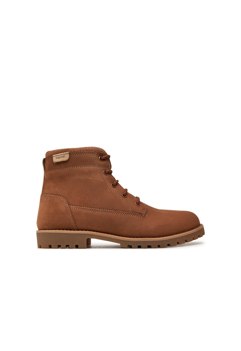 Ghete copii -  87944 - Piele naturala - Maro