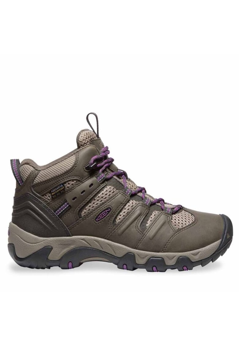 Ghete si bocanci sport dama  303134815 - Piele naturala/Textil - Violet/Maro
