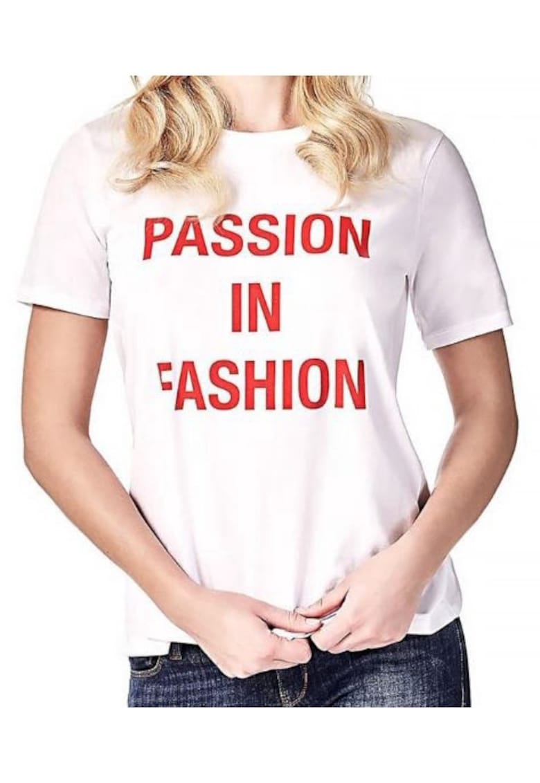 Tricou din amestec de modal cu imprimeu
