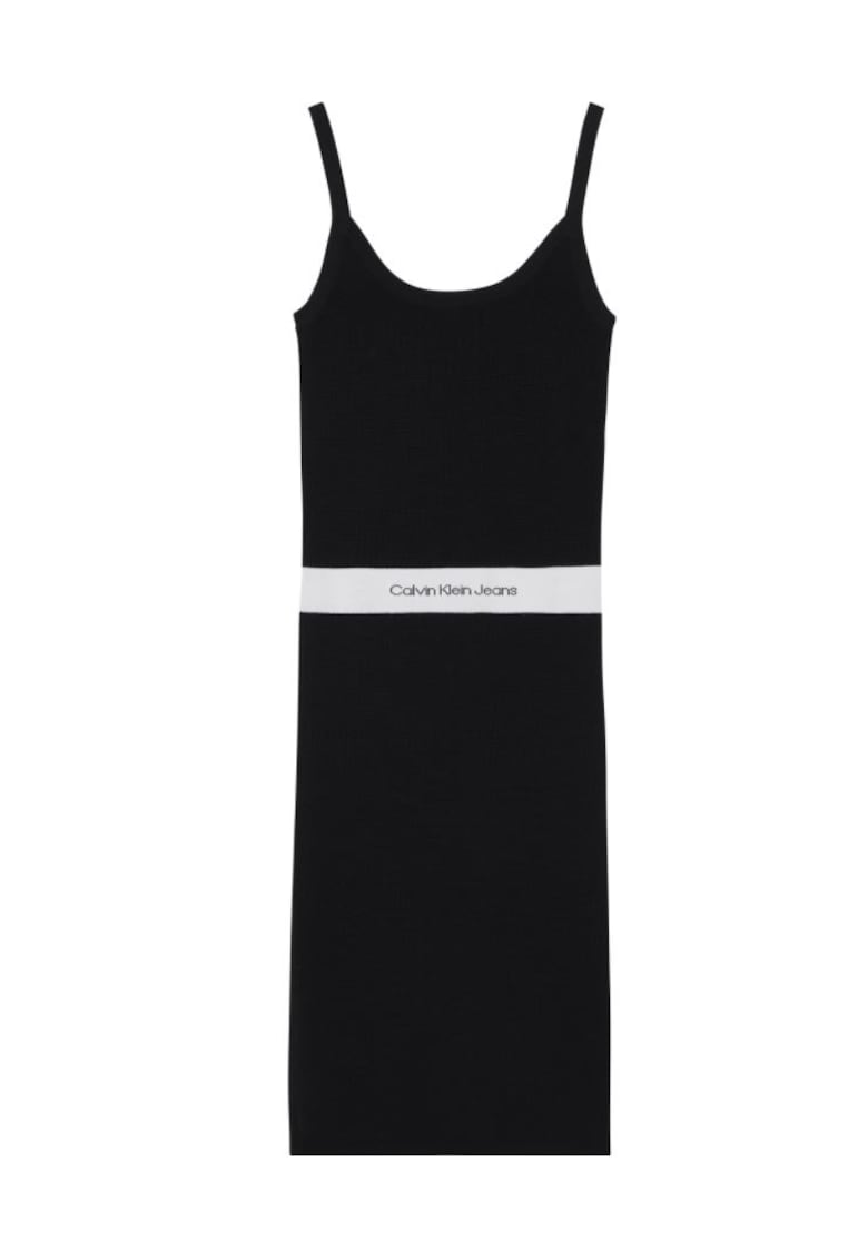 Rochie dreapta cu detaliu logo