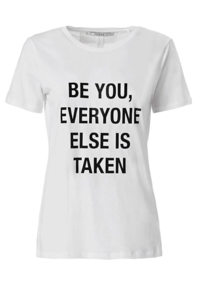 Tricou dama -  Bumbac - Alb be you