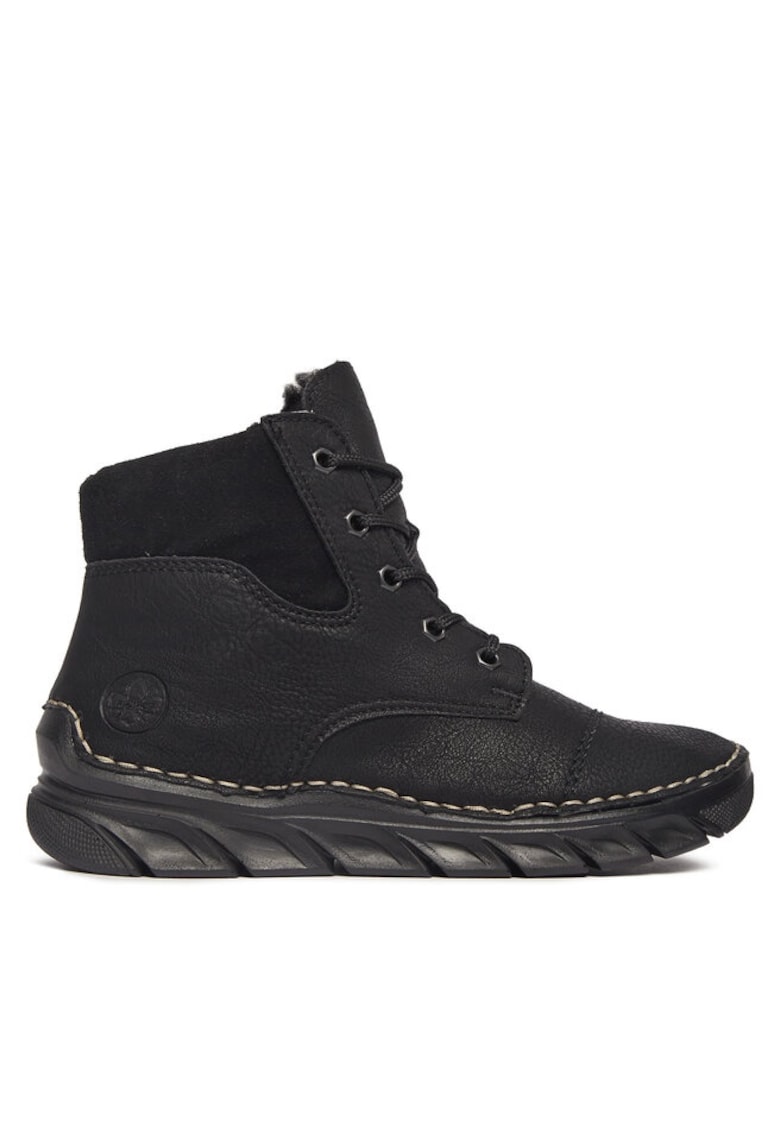 Botine dama -  30322368738 - Piele ecologica - Negru