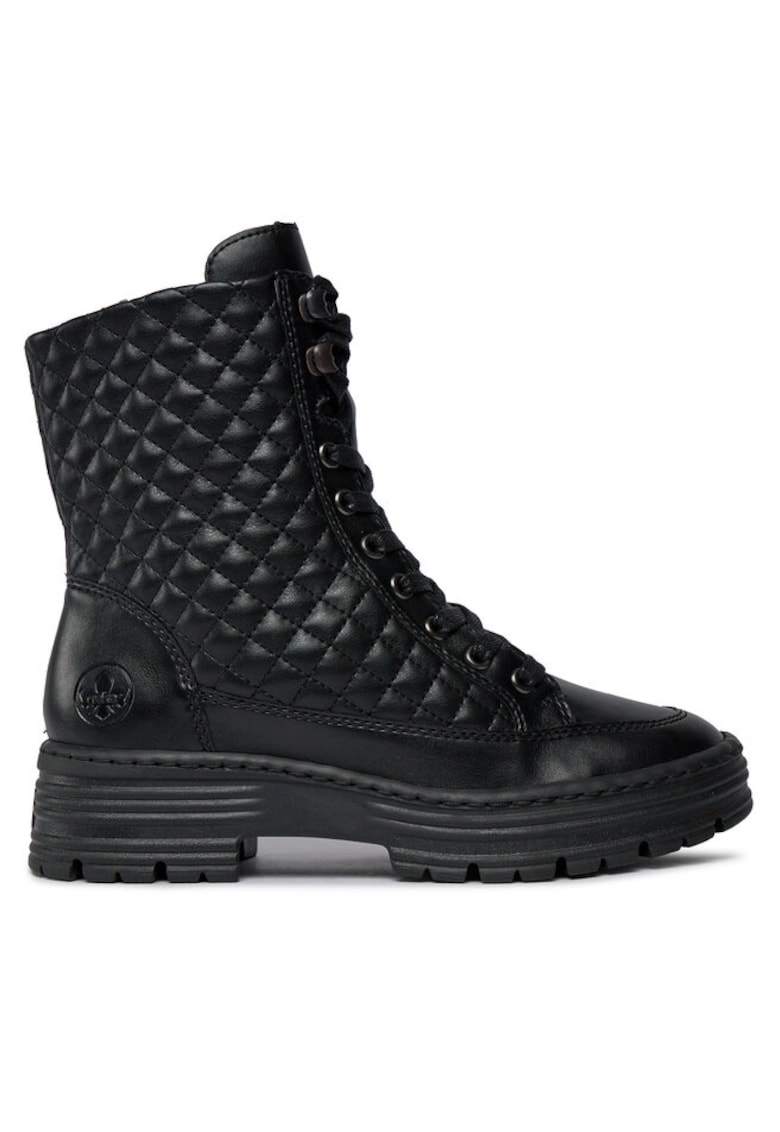Botine dama -  30324338838 - Piele ecologica - Negru