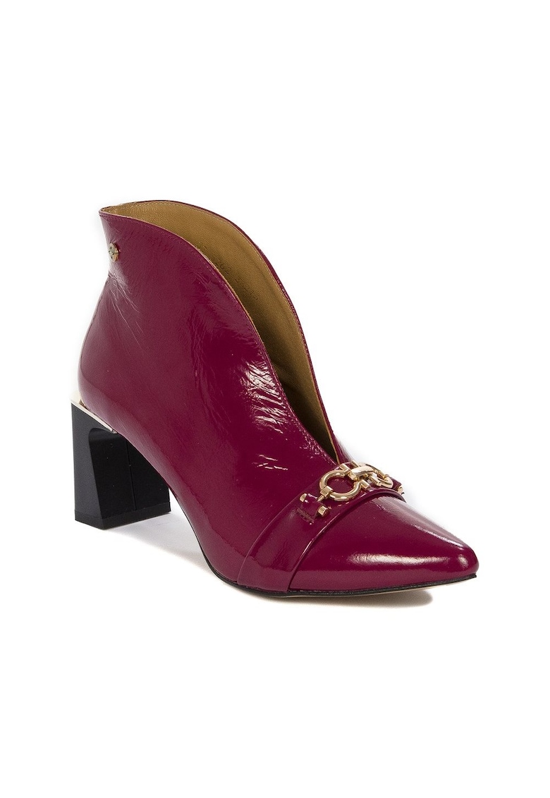 Botine dama -  759015 - Piele lacuita - Violet