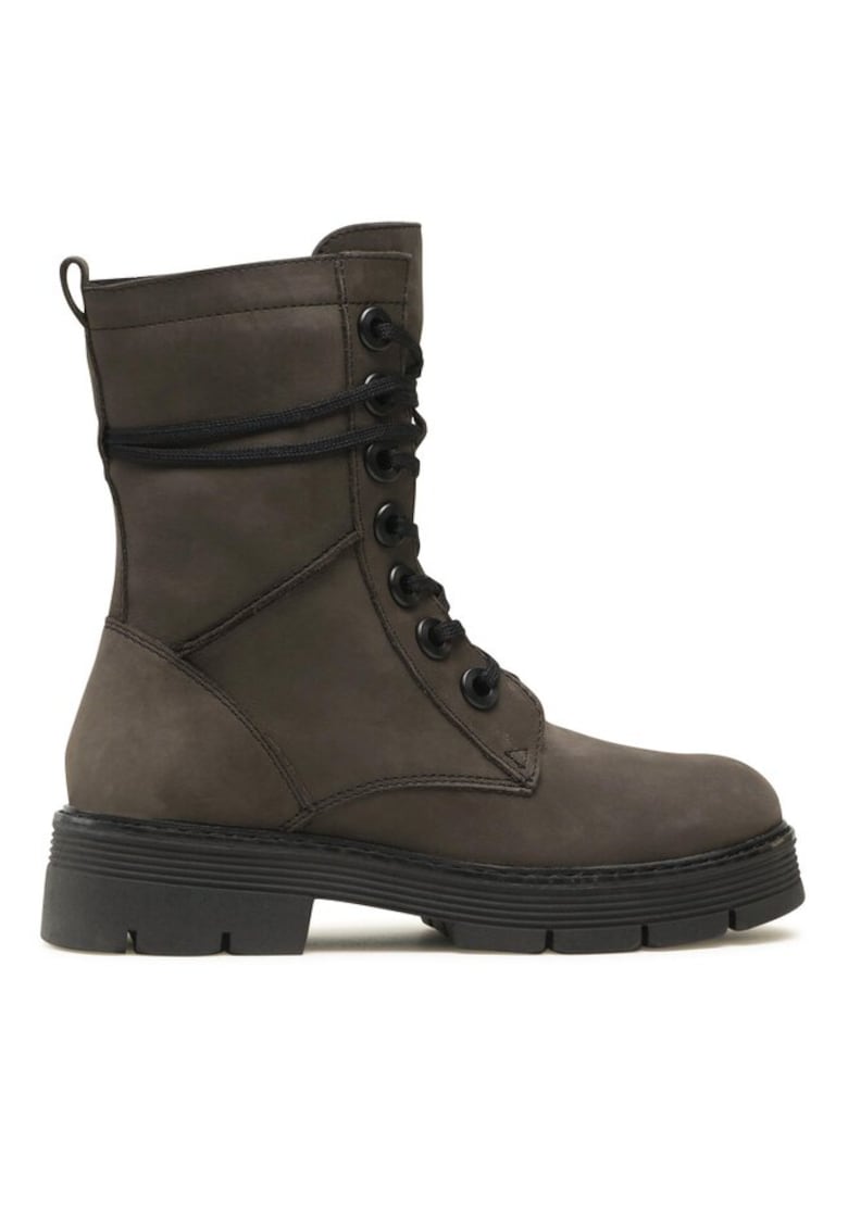 Botine dama -  30347070837 - Piele naturala/Piele nabuc - Gri