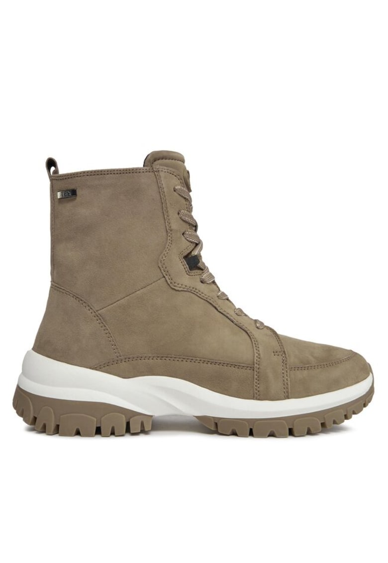 Botine dama  303529246 - Piele intoarsa - Maro