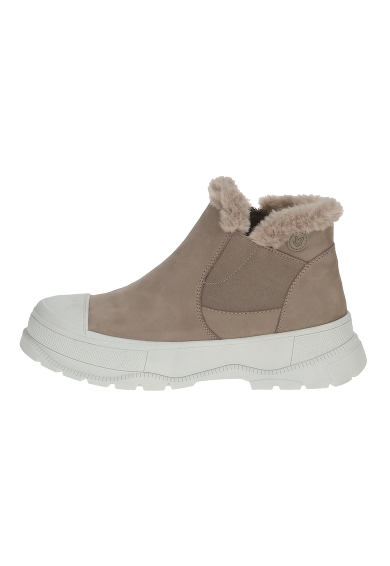 Ghete dama - din piele naturala si material textil -  9-26402-41-356-03-03 - bej - Bej