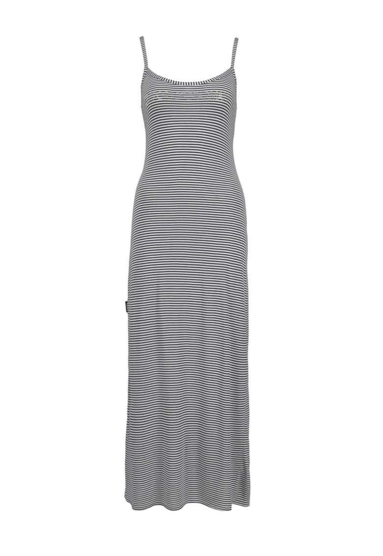 Rochie lunga in dungi -
