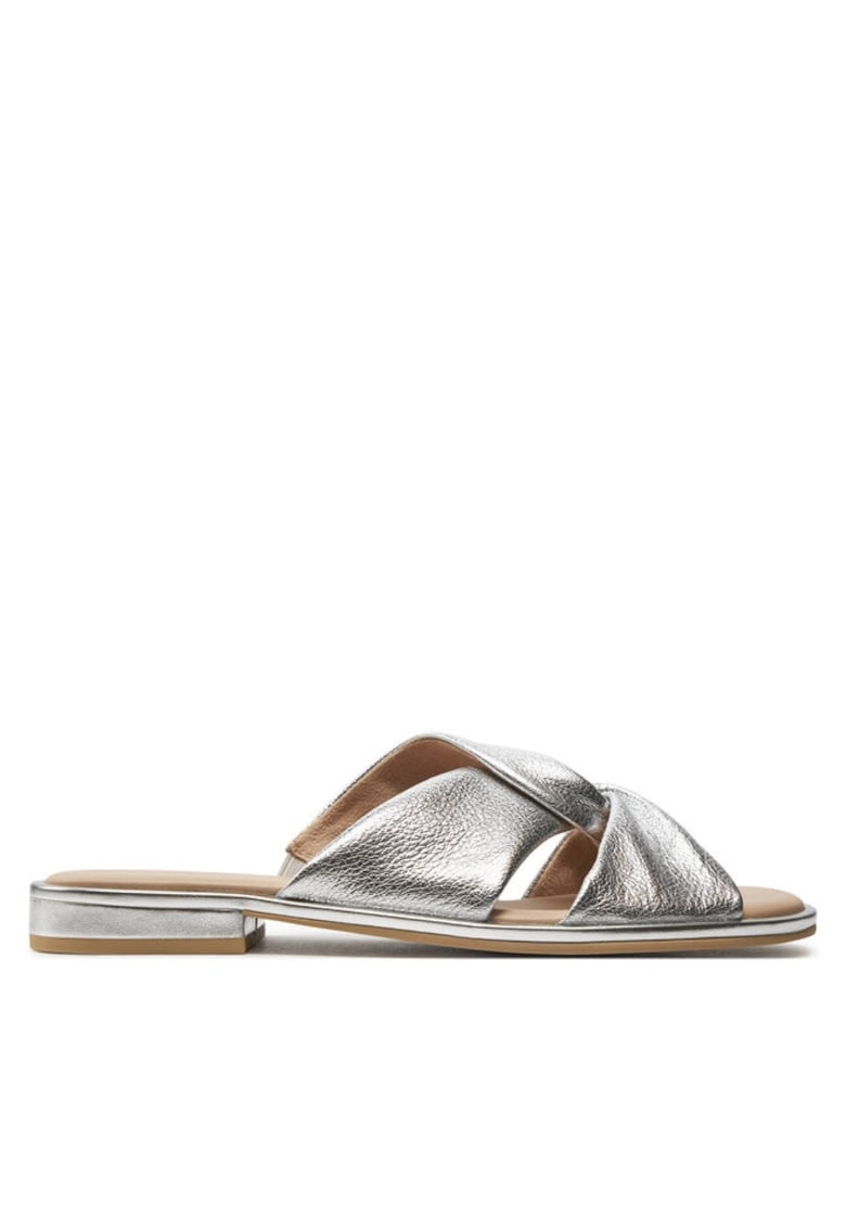 Sandale dama  303663575 - Piele naturala - Argintiu