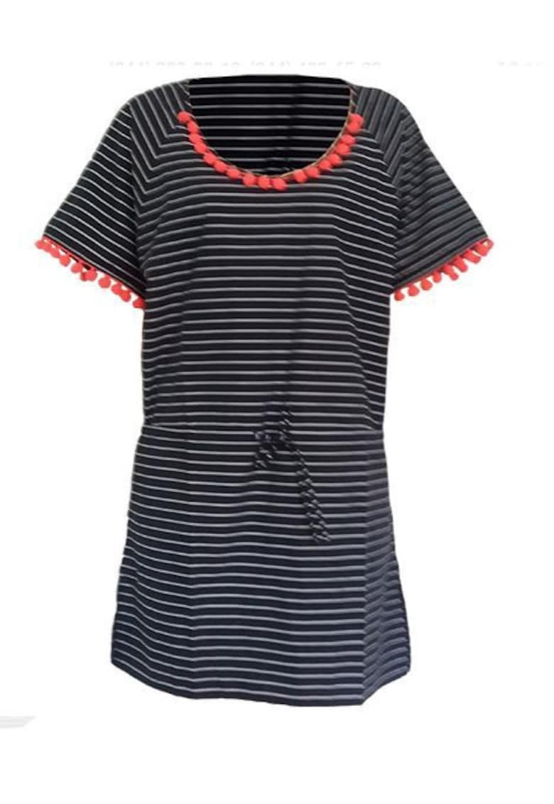 Emporio Armani - Tricou cu model in dungi 3YTA02 TN22Z 25RS