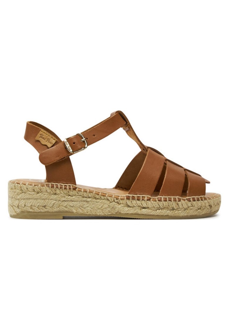 Sandale dama  303680985 - Piele naturala - Maro