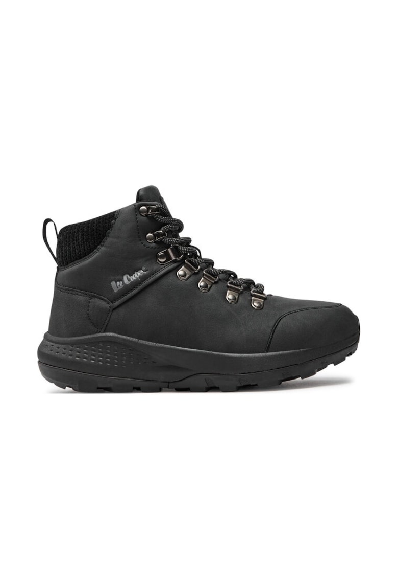 Botine dama -  22341 - Piele ecologica - Negru