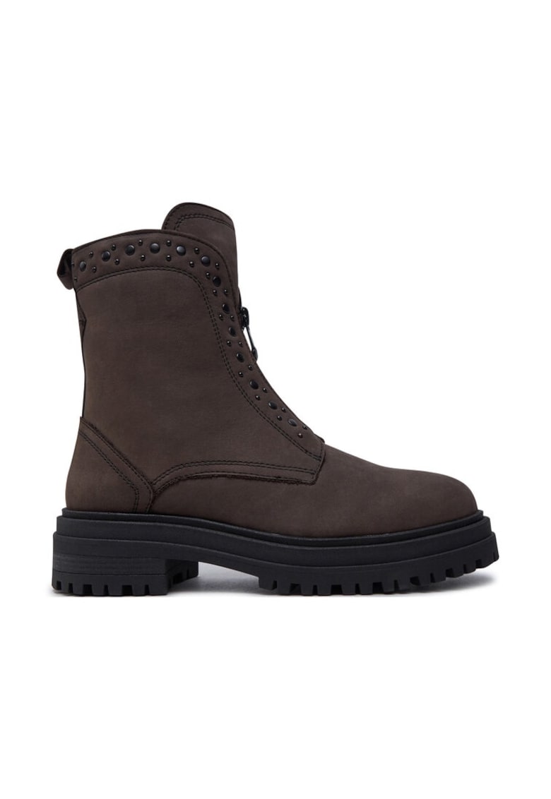 Botine dama -  44395 - Piele naturala - Gri