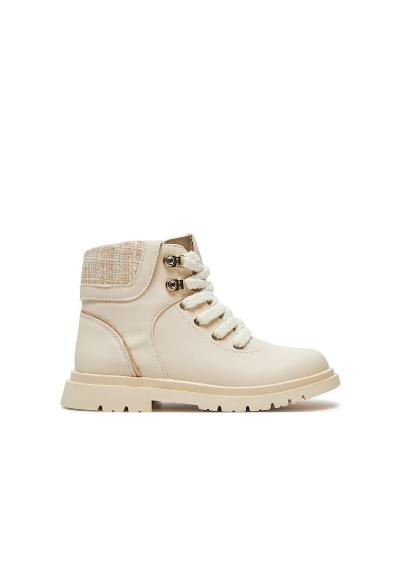 Ghete copii -  87425 - Piele naturala - Ecru