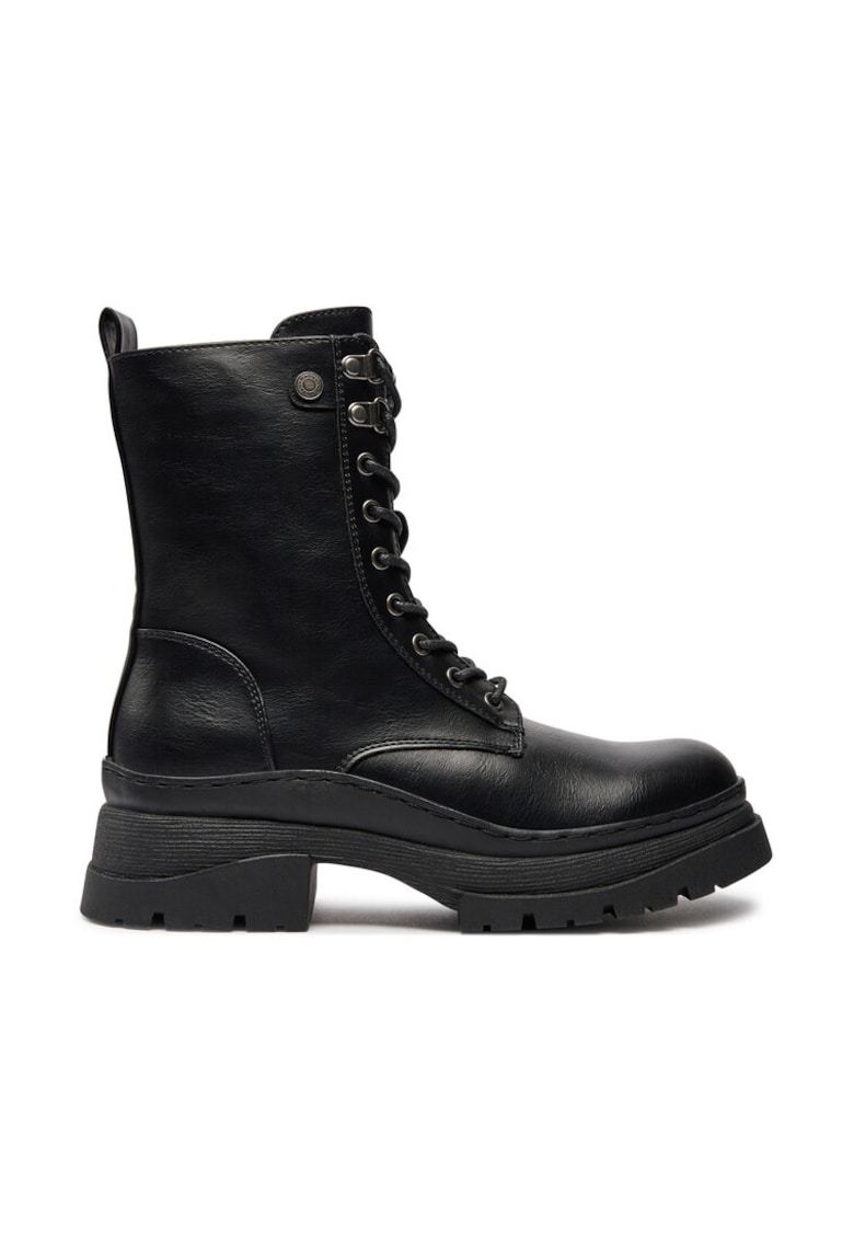 Botine dama -  51303 - Piele ecologica - Negru