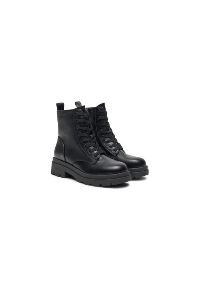 Ghete dama  304428906 - Piele ecologica - Negru - Negru