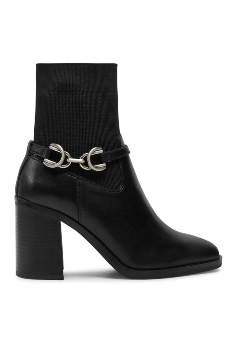 Ghete dama  304205699 - Piele naturala - Negru - Negru