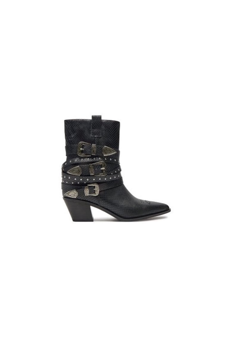 Ghete dama  305075024 - Piele ecologica - 38 EU - Negru