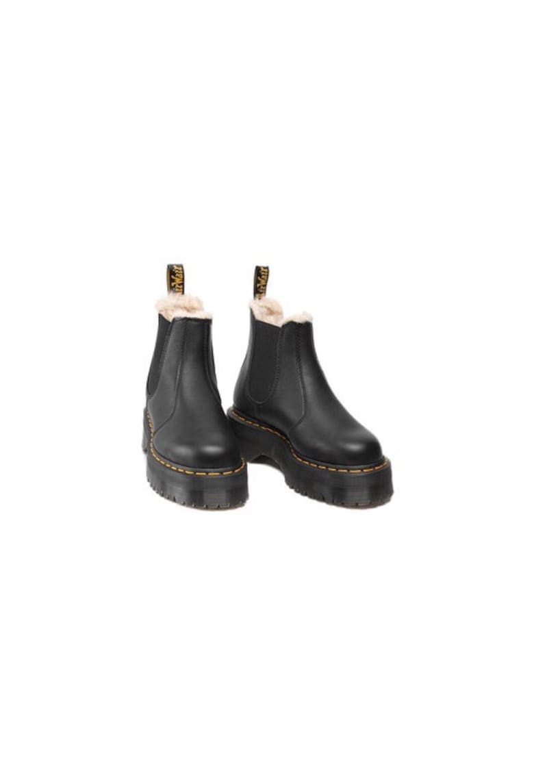 Ghete dama Dr.Martens - 209101867 - Piele naturala - Negru - Negru