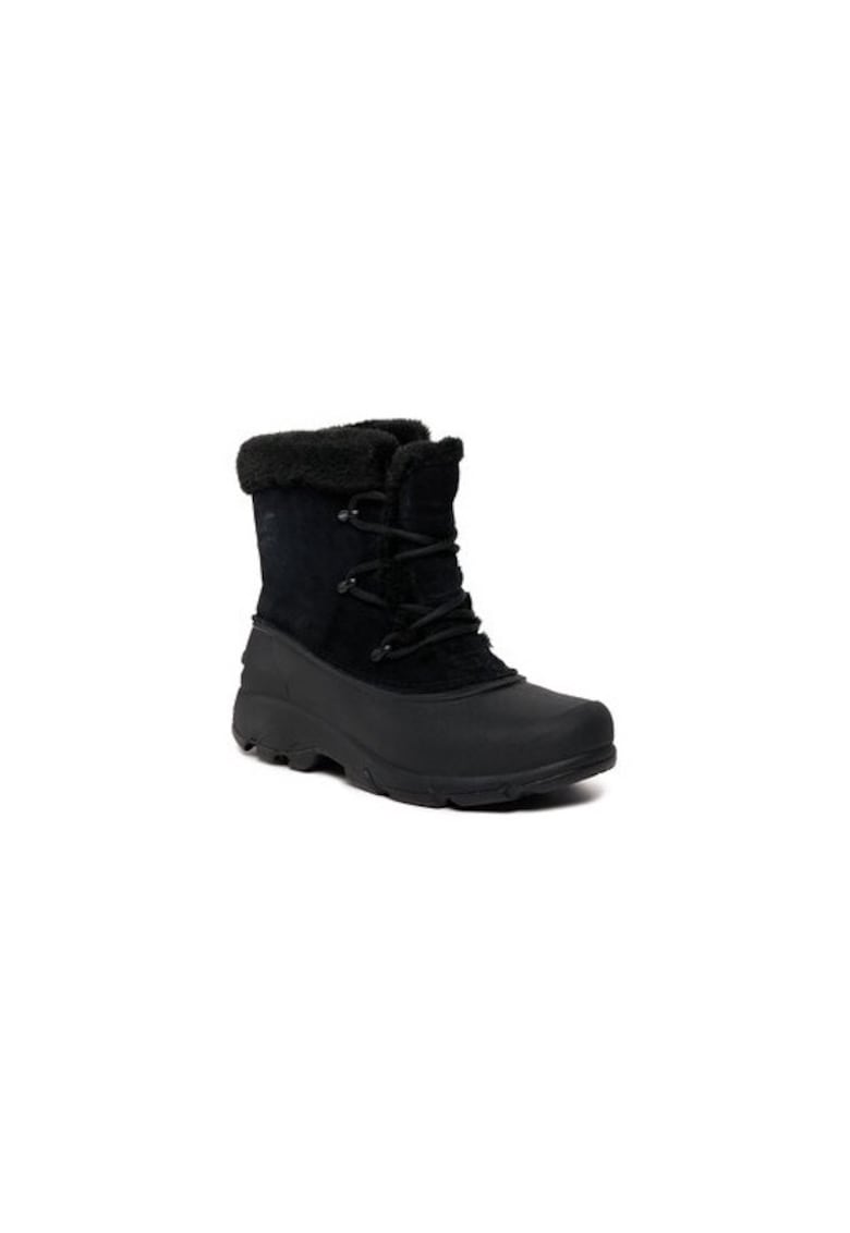 Ghete dama  302651627 - Piele naturala - Negru - Negru