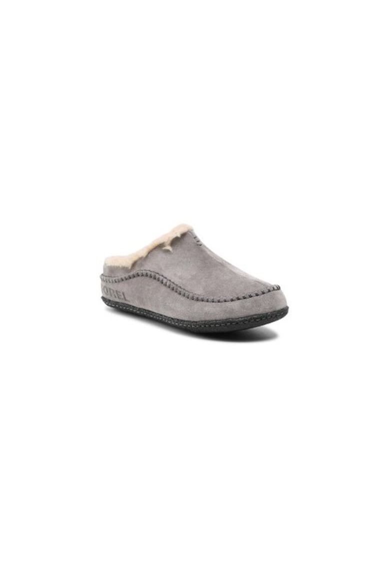 Papuci barbati  209525694 - Piele naturala - 40 EU - Gri