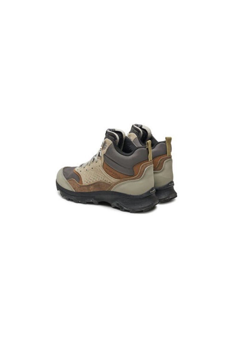 Bocanci trekking barbati  304347719 - Piele naturala - Gri - Gri