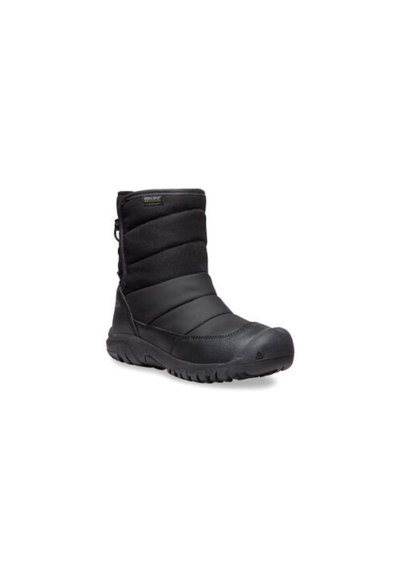 Ghete baieti  303193614 - Piele ecologica - 32-33 EU - Gri