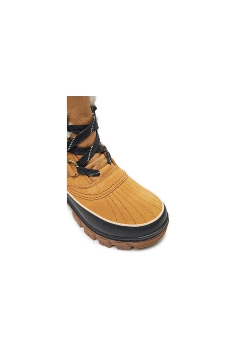 Ghete dama  304096877 - Piele naturala - Maro - Maro