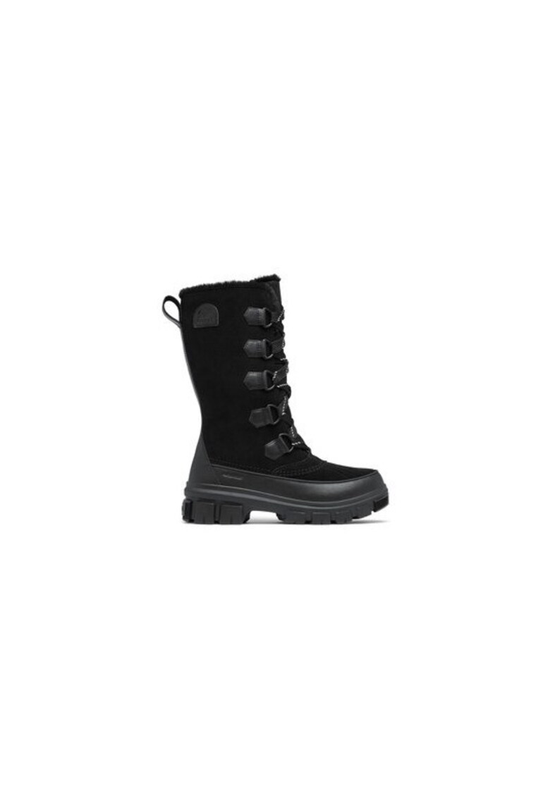 Ghete dama  304096822 - Piele naturala - 37 EU - Negru