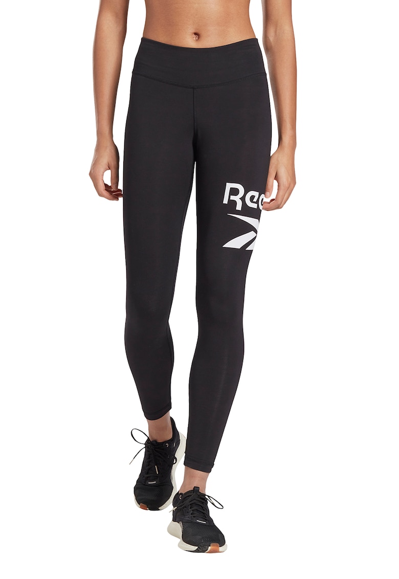 Colanti cu imprimeu logo - pentru fitness Identity - Negru