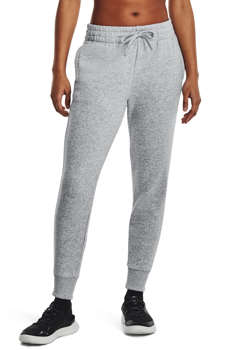Pantaloni de trening cu talie medie Rival - Gri deschis melange