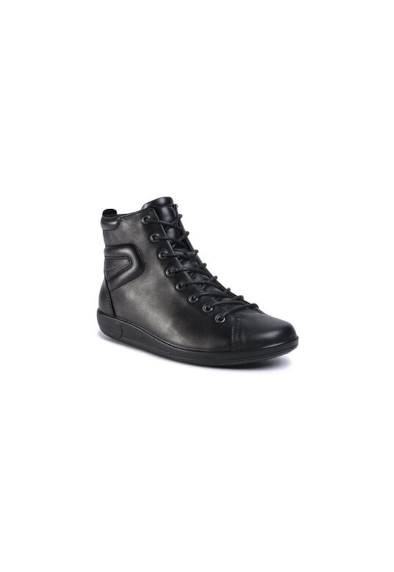Ghete dama  207697430 - Piele naturala - Negru - Negru