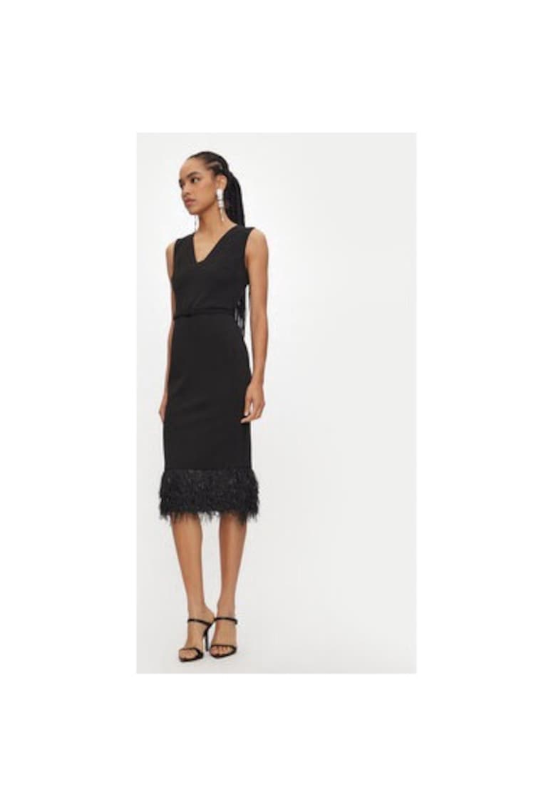 Rochie dama -  304725524 - Poliester - Negru - Negru