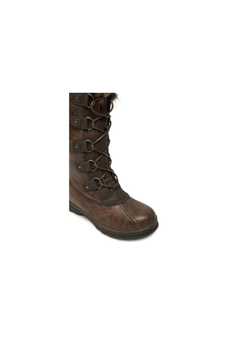 Ghete dama  304342677 - Piele ecologica - Maro - Maro