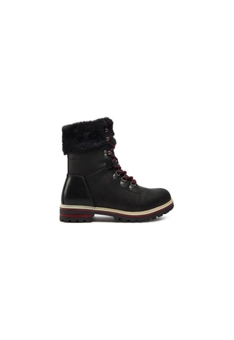 Ghete dama  304342998 - Piele ecologica - Negru - Negru
