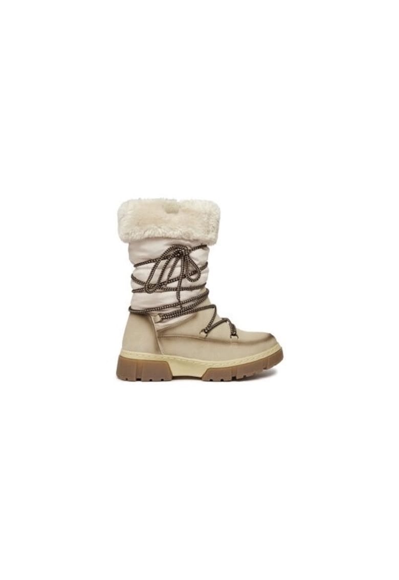Ghete dama  304343025 - Piele ecologica - Bej - Bej