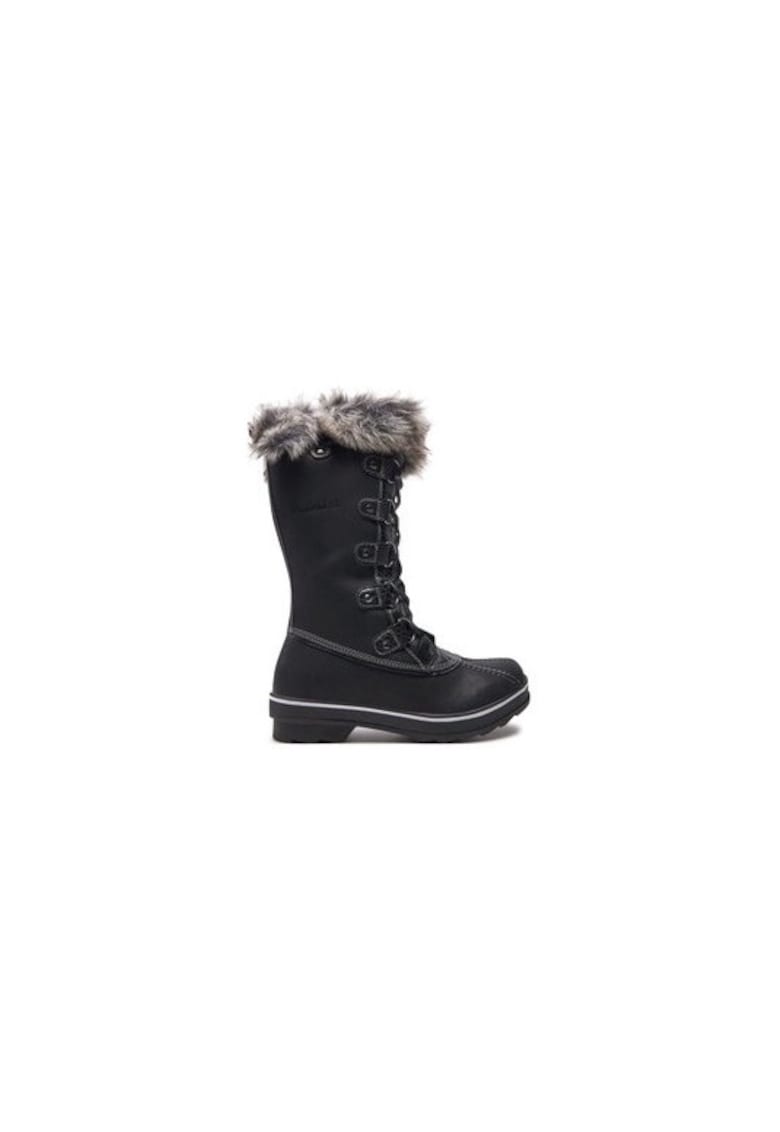 Ghete dama  304342691 - Piele ecologica - Negru - Negru