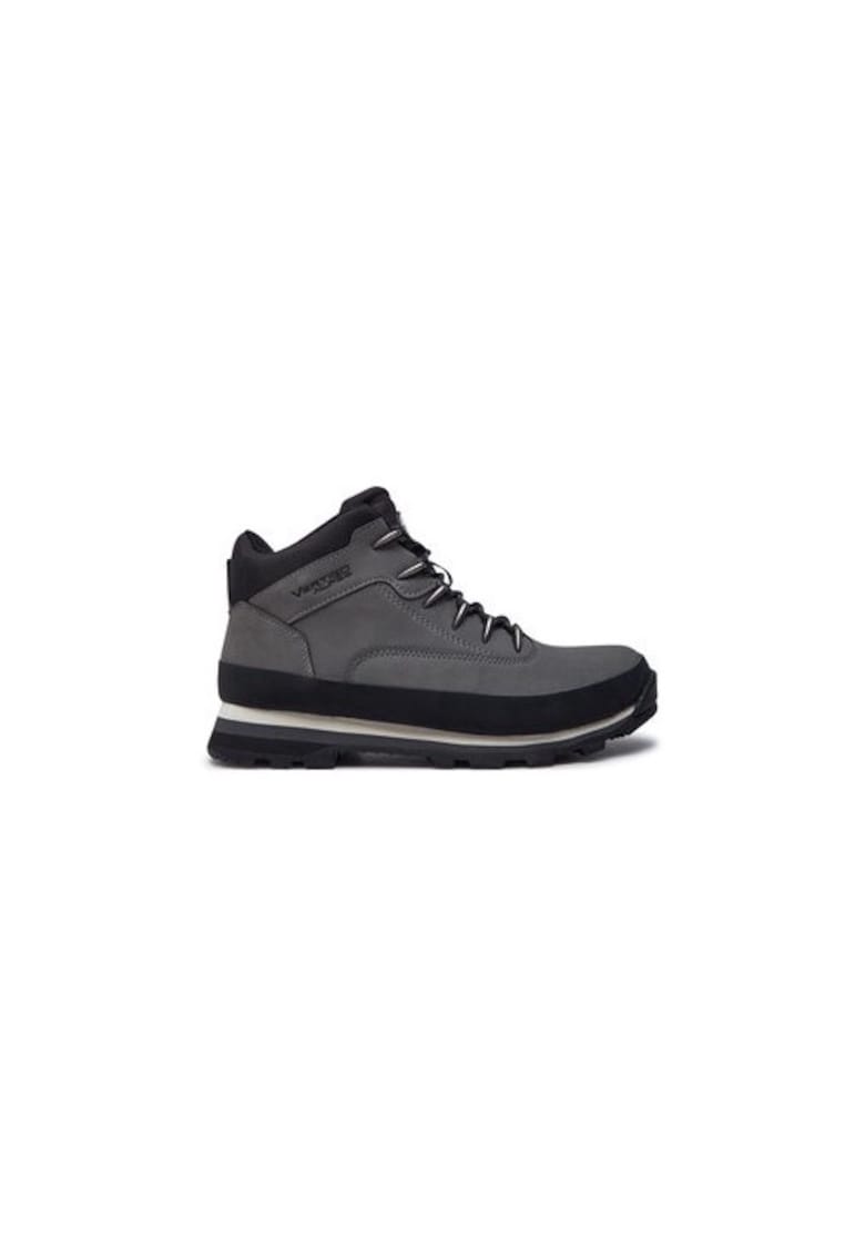 Bocanci trekking barbati  Alpes - 304392177 - Piele naturala - Gri - Gri