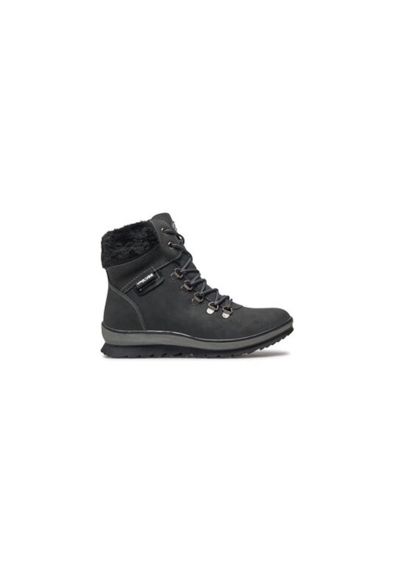 Ghete dama  304392535 - Piele ecologica - Negru - Negru