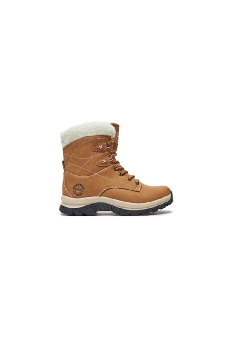 Ghete dama  304392214 - Piele ecologica - Maro - Maro