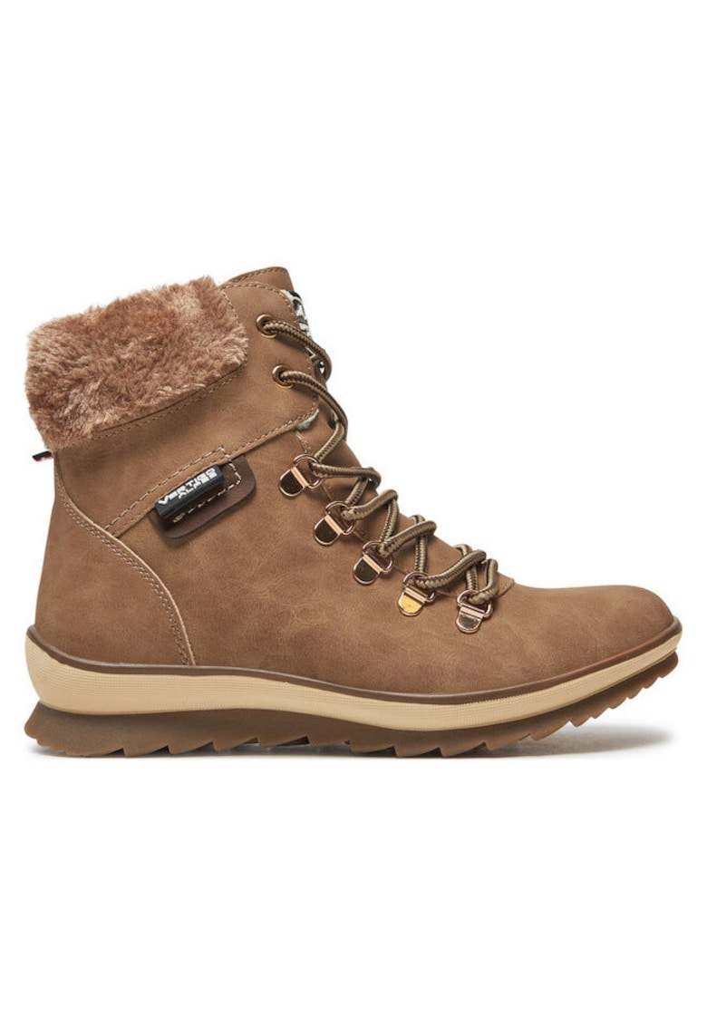 Ghete dama  304392559 - Piele ecologica - 36 EU - Maro